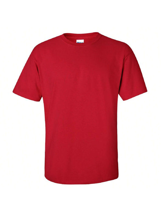 Gildan Mens Ultra Cotton Short Sleeve T-Shirt (Cherry Red)