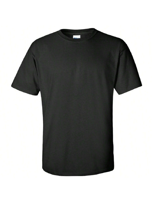 Gildan Mens Ultra Cotton Short Sleeve T-Shirt (Black)