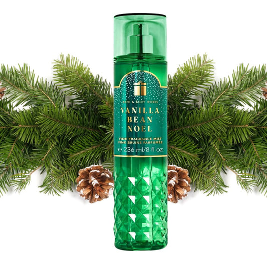 Bath and Body Works Holiday Traditions Vanilla Bean Noel Fine Fragrance Mist, 8.0 Fl Oz