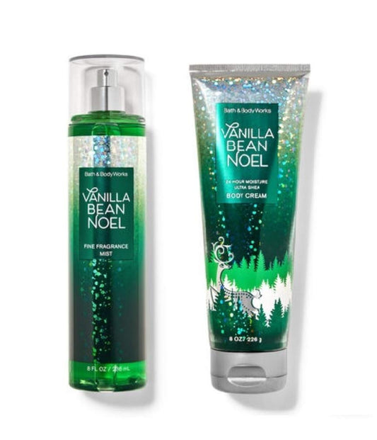 Vanilla Bean Noel - Gift Set - Fine Fragrance Mist & Body Cream (Packaging Varies)