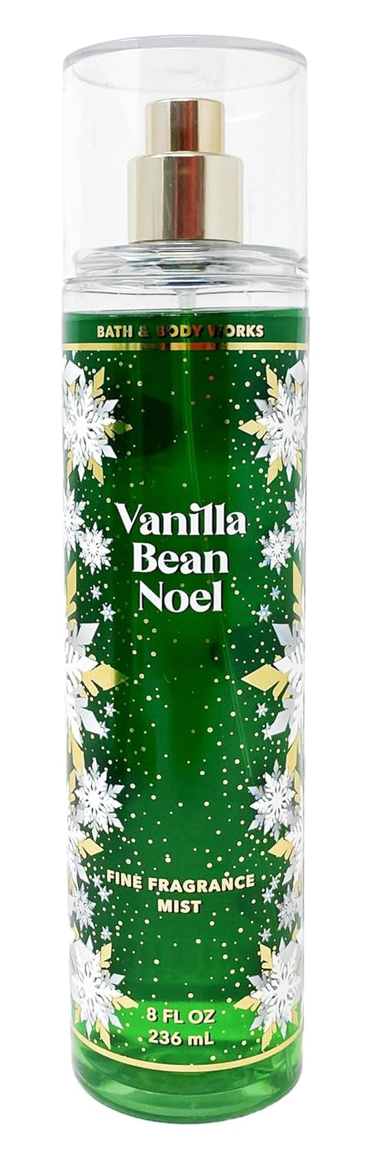 Bath and Body Works Vanilla Bean Noel Shower Gel, Body Lotion, Fine Fragrance Mist Daily Trio Gift Set 2018