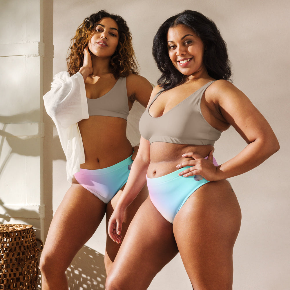 Parte de abajo de bikini de talle alto