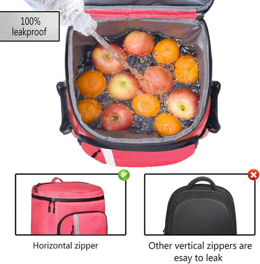 Backpack Cooler Leakproof Insulated Waterproof Backpack Cooler Bag, Lightweight Soft Beach Cooler Backpack for Men Women to Work Lunch Picnics Camping Hiking, 30 Cans