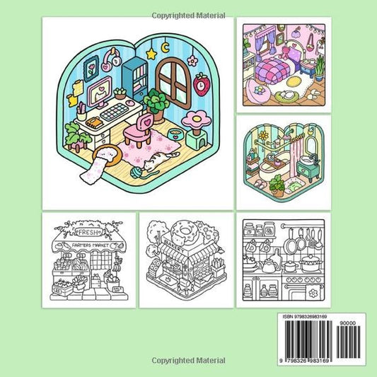 Little Corner: A Relaxing Coloring Book for Adults and Teens Featuring Adorable Hygge-Inspired Designs