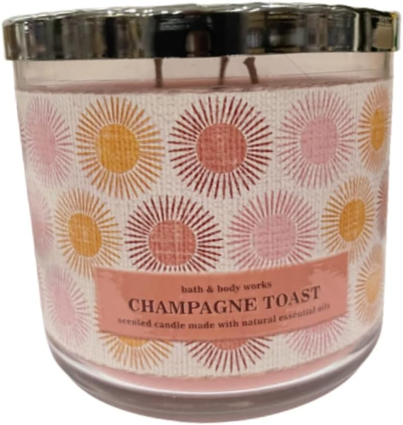 , White Barn 3-Wick Candle W/Essential Oils - 14.5 Oz - 2021 Christmas Scents! (Champagne Toast)