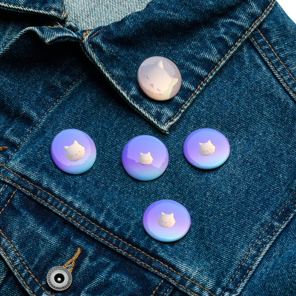 CalmCaressASMR Set of Pin Buttons